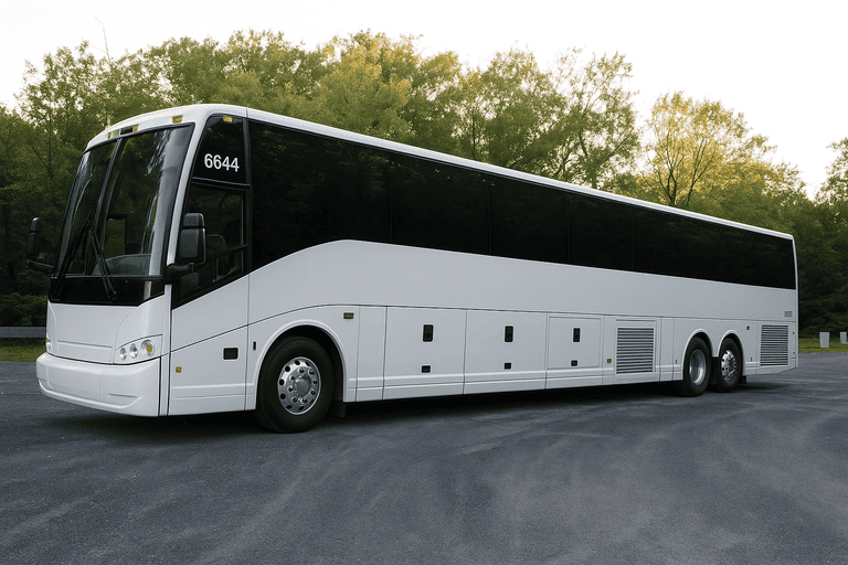 exterior of St Joseph Coach Bus Service coach bus