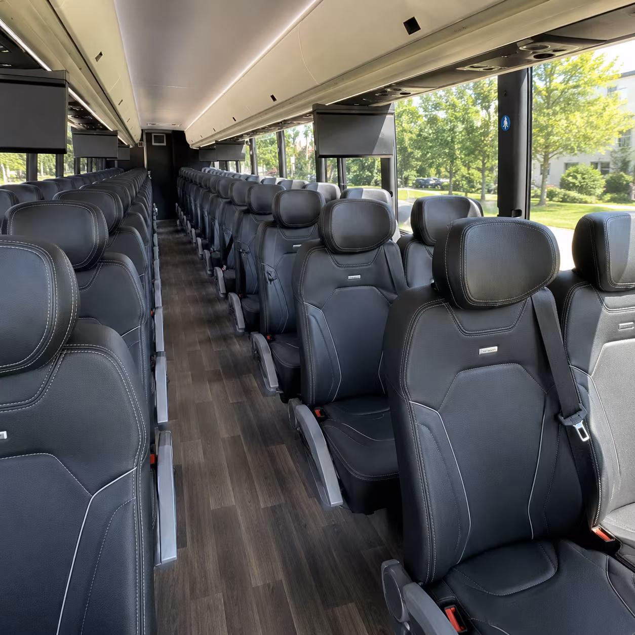 charter bus shuttle service for st joseph s manufacturing