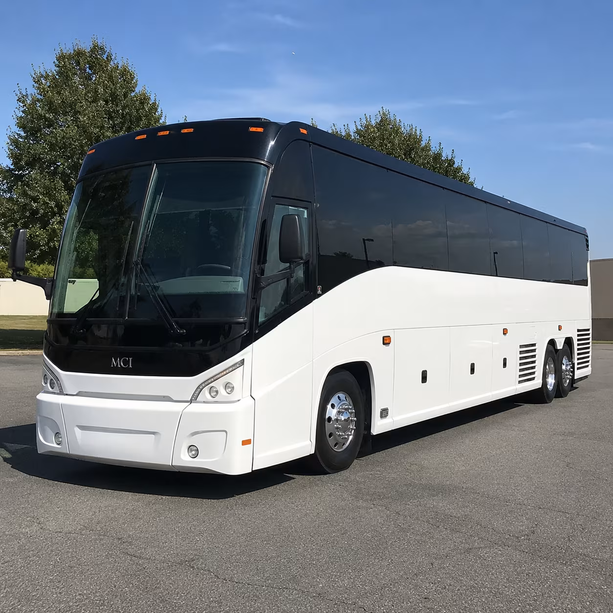 shuttle buses for sports teams and athletic groups flying through mci