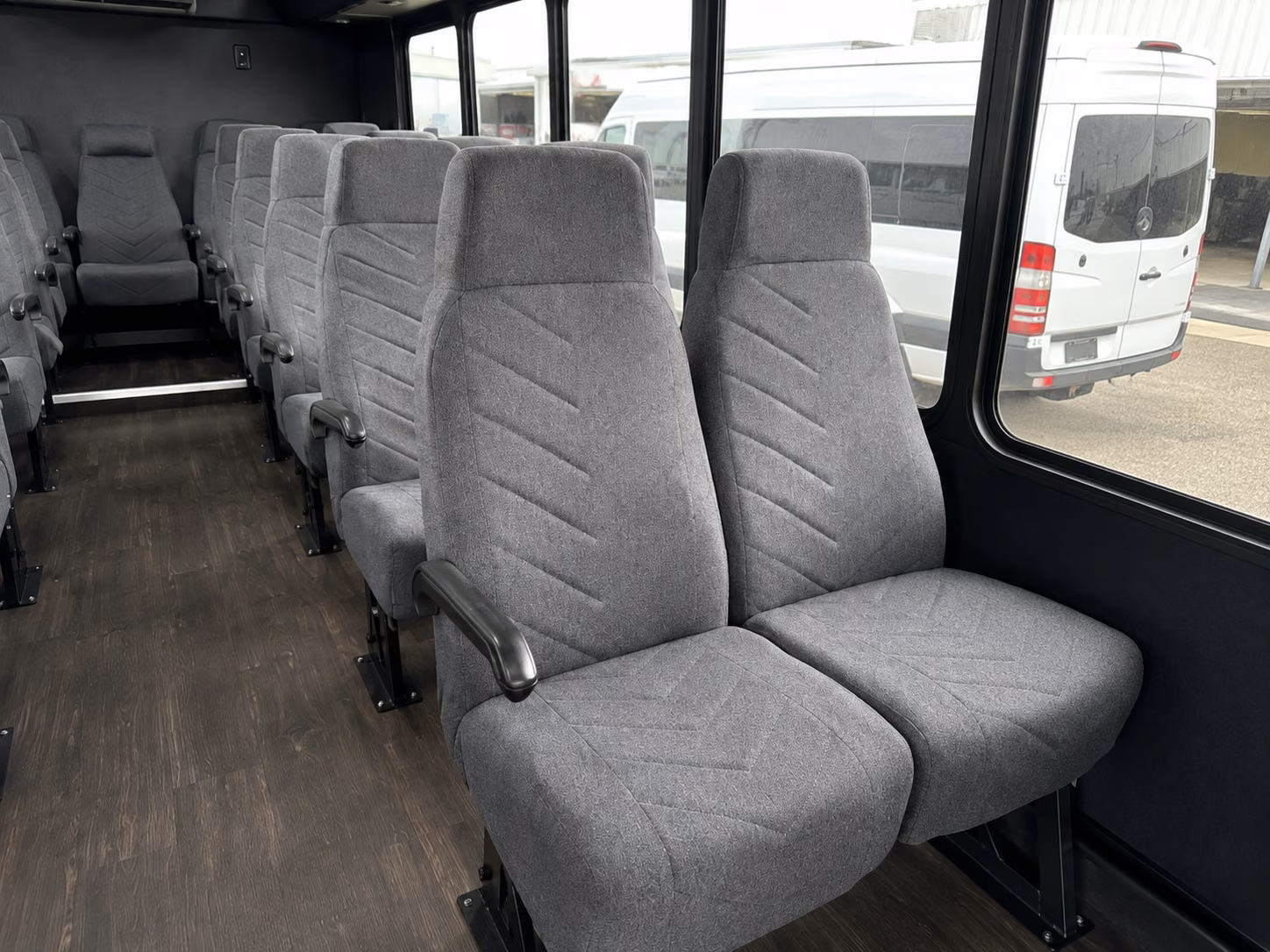 st joseph 15 passenger minibus inside