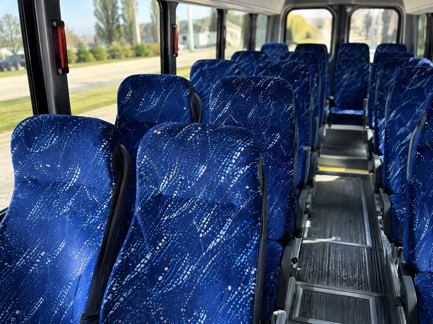 st joseph 18 passenger minibus inside