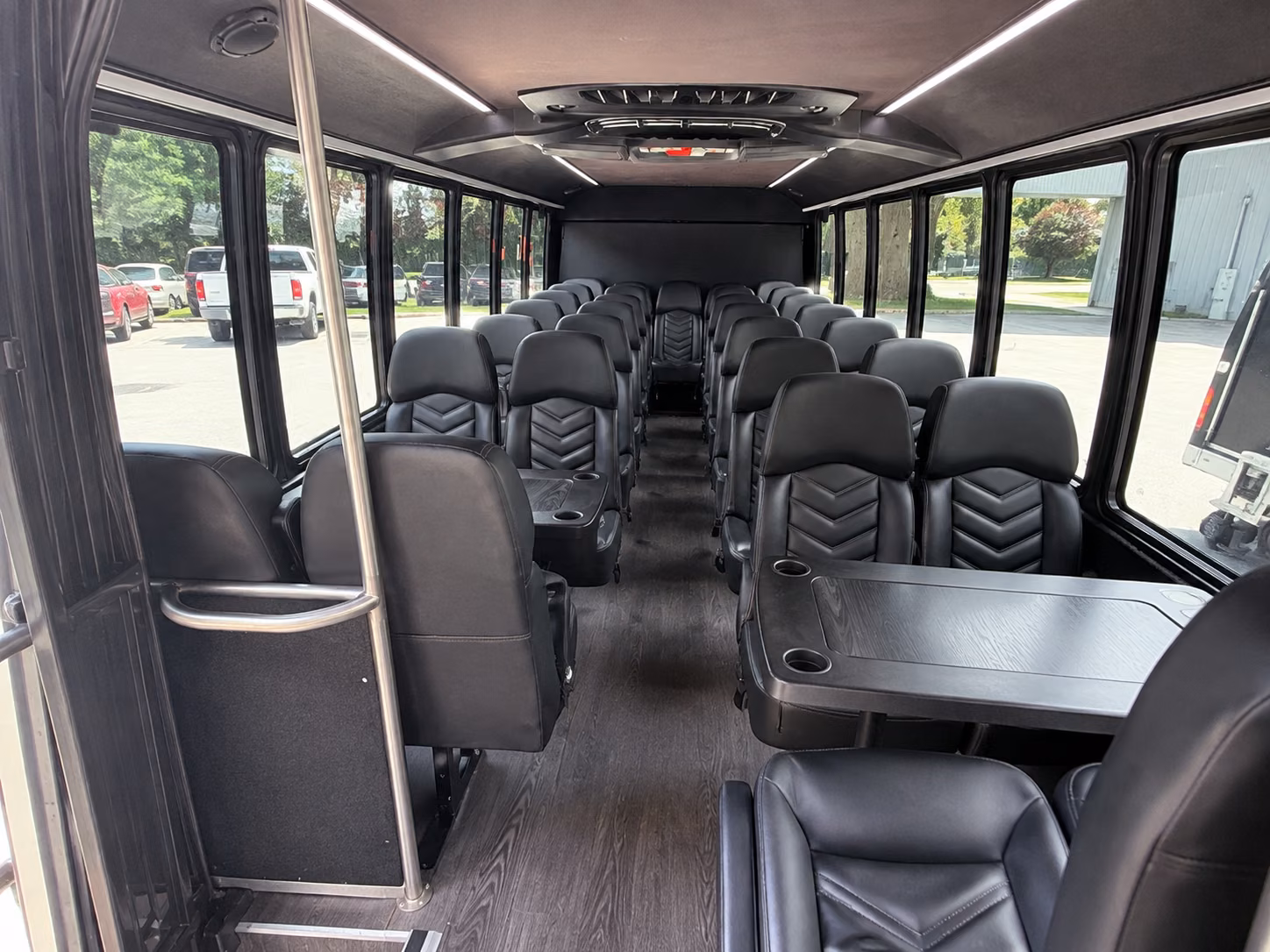st joseph 18 passenger minibus interior