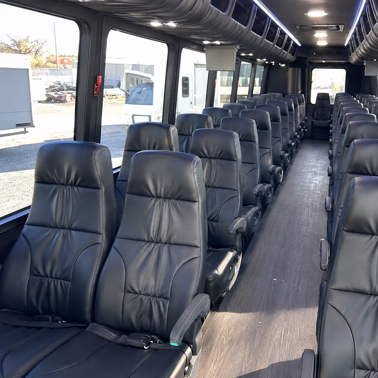 st joseph 28 passenger minibus interior