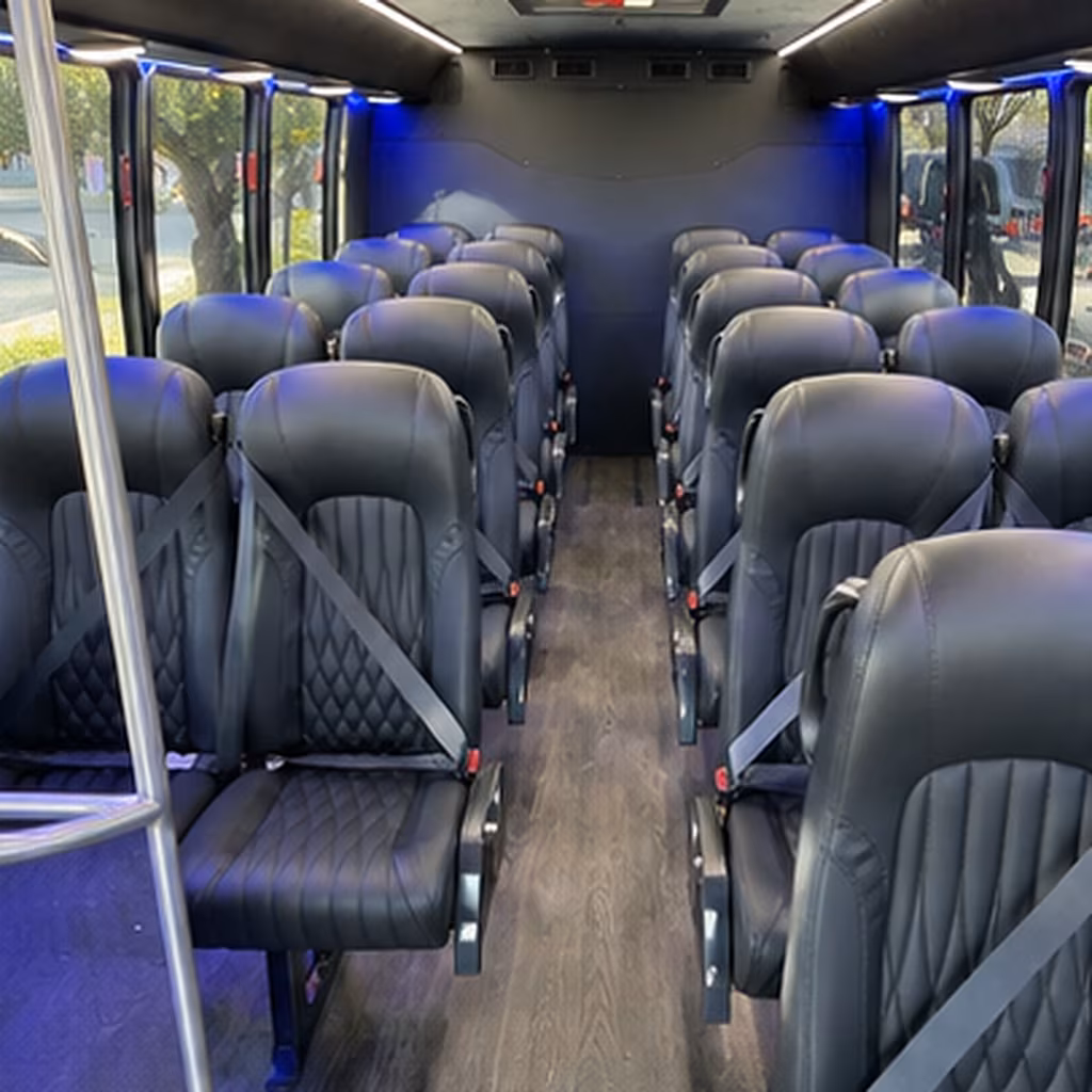 st joseph 30 passenger minibus interior