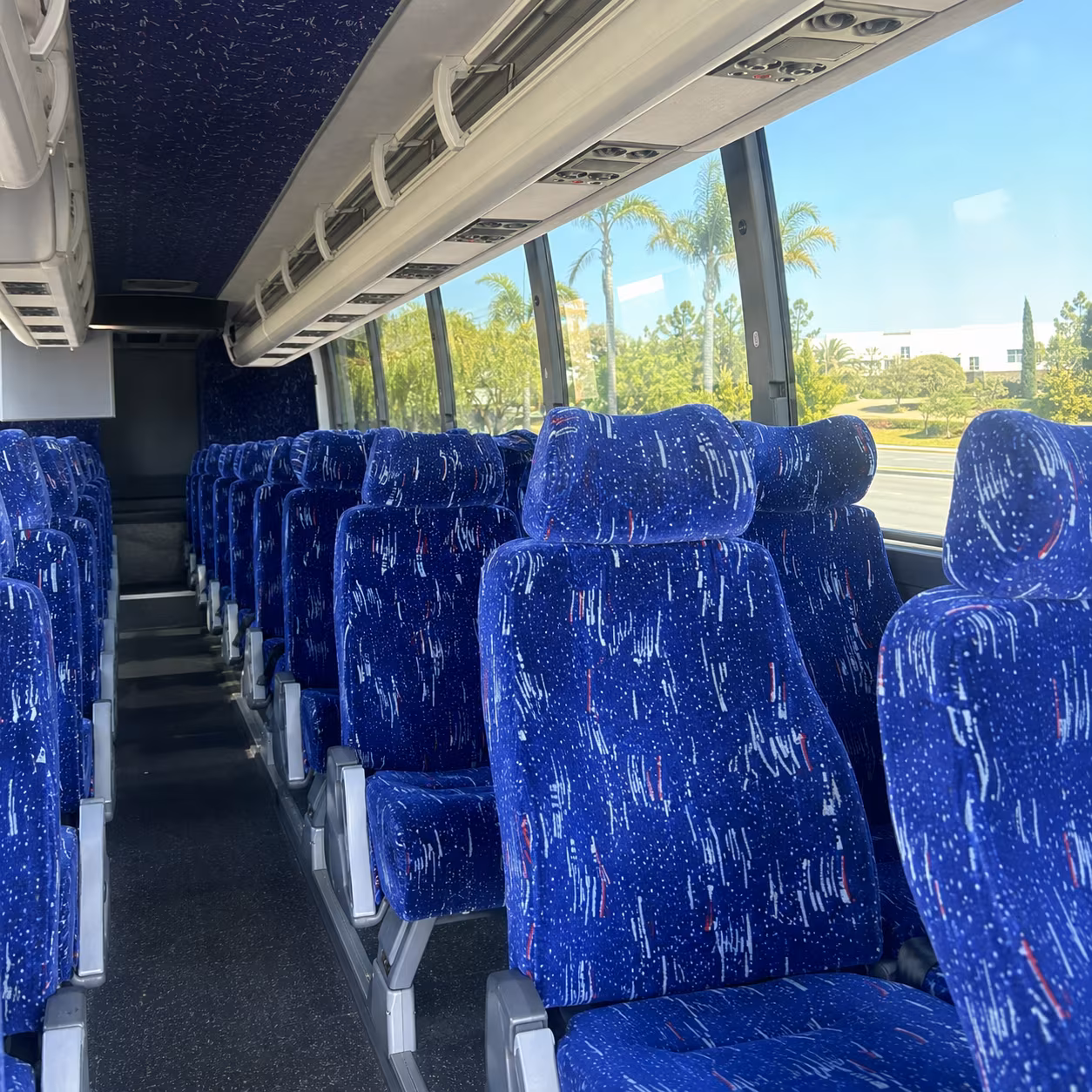 st joseph 56 passenger charter bus inside
