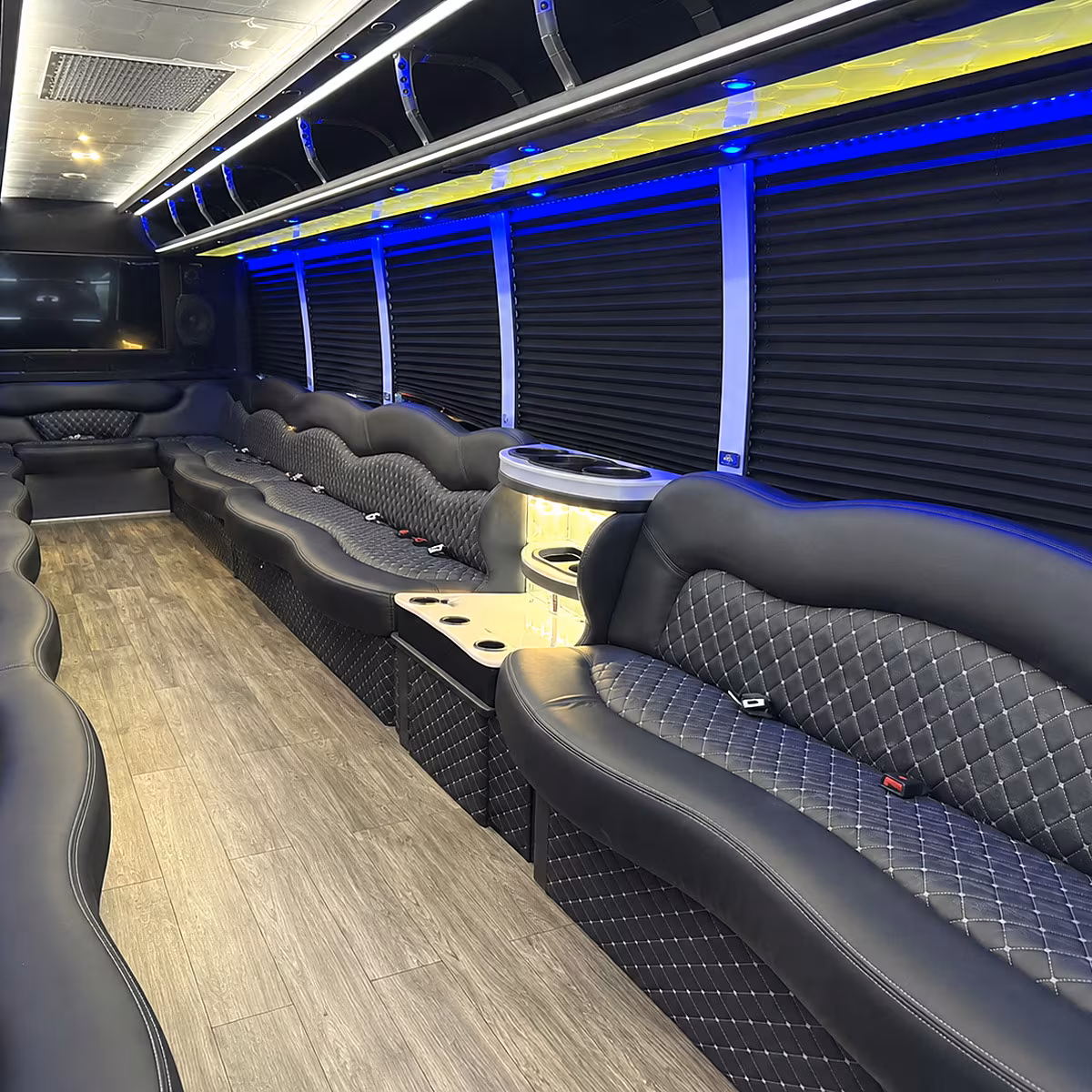 st joseph party bus interior