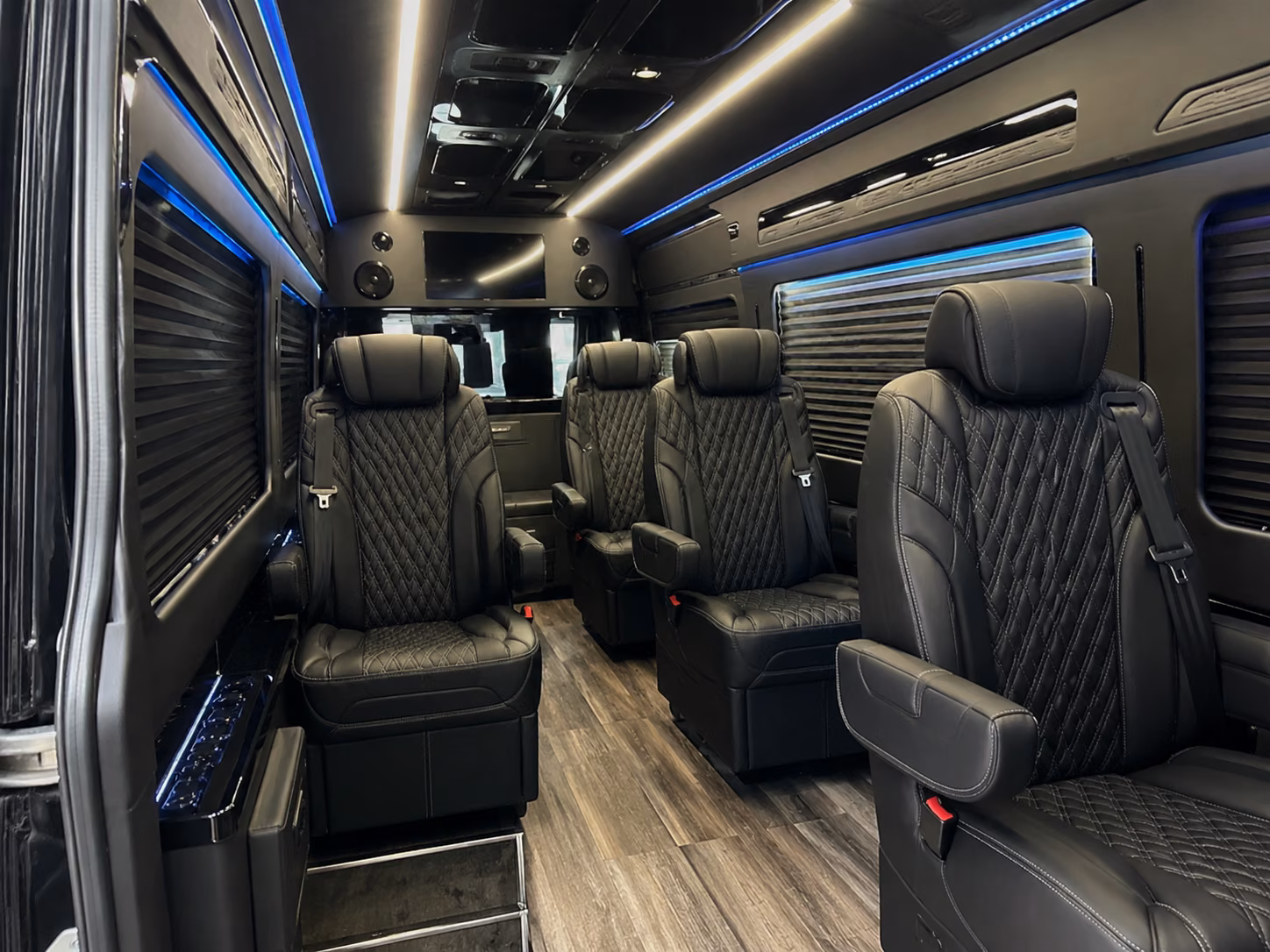 st joseph sprinter van with driver inside