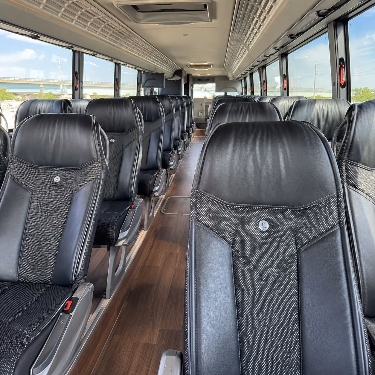 st joseph wedding transportation onboard seating